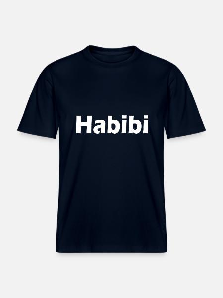 habibi -  T-shirt unisexe RELAXED FIT en coton bio - marine