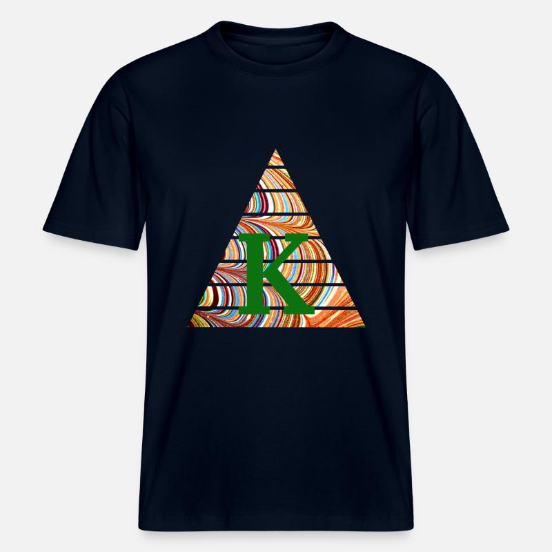 Triangle E 56 K -  RELAXED FIT Unisex Organic T-Shirt - french navy
