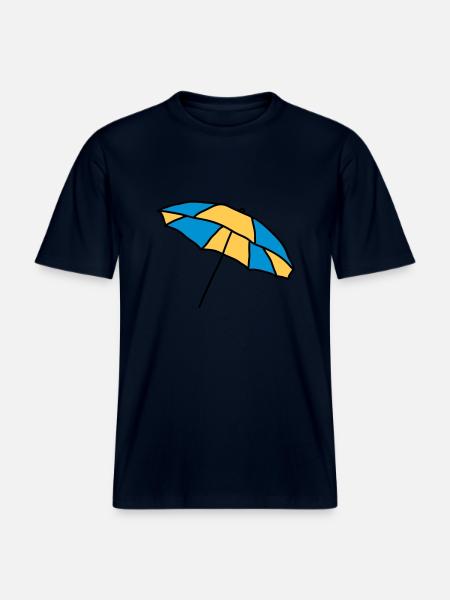 Sonnenschirm -  RELAXED FIT Unisex Organic T-Shirt - Navy