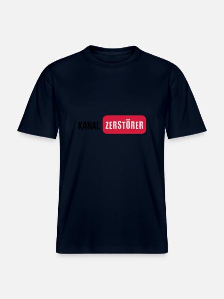 Kanalzerstörer -  RELAXED FIT Unisex Organic T-Shirt - Navy
