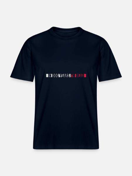 in dog years Dead -  RELAXED FIT Unisex Organic T-Shirt - french navy