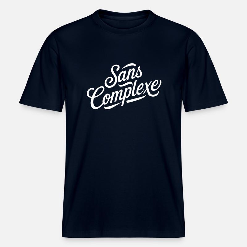Sans complexe -  T-shirt unisexe RELAXED FIT en coton bio - marine