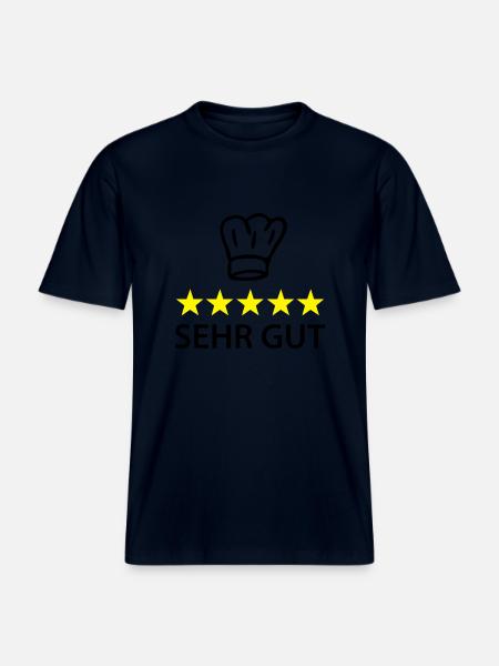 sehr gut koch -  RELAXED FIT Unisex Organic T-Shirt - french navy