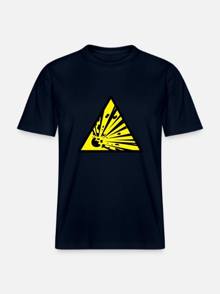 explosiv -  RELAXED FIT Unisex Organic T-Shirt - Navy