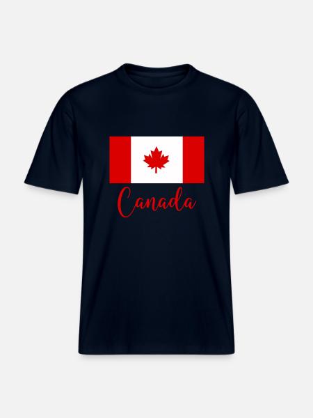 Canada Canada - RELAXED FIT Unisex Organic T-Shirt - french navy