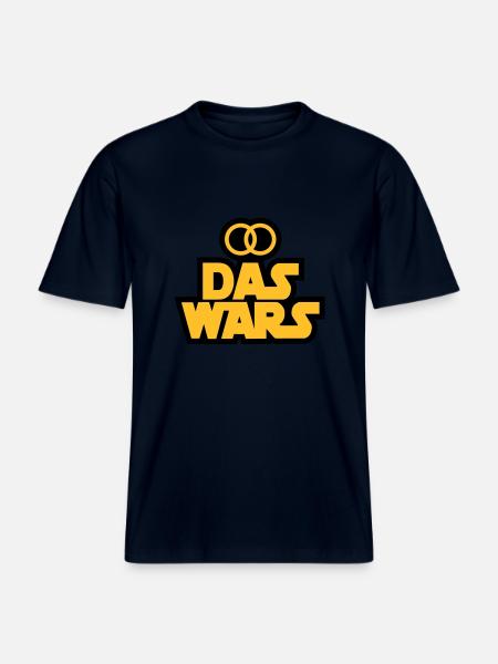 Das Wars - RELAXED FIT Unisex Organic T-Shirt - Navy