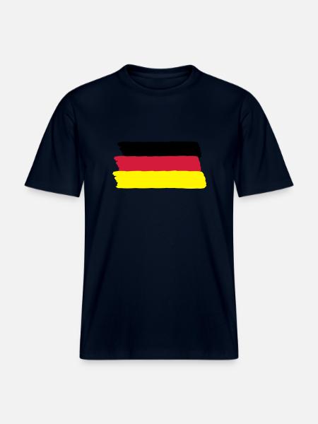 Germany - RELAXED FIT Unisex Organic T-Shirt - french navy