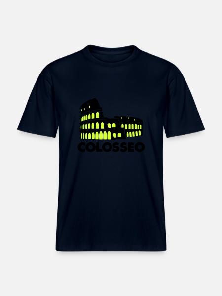 Colosseum Colosseo -  RELAXED FIT Unisex Organic T-Shirt - french navy