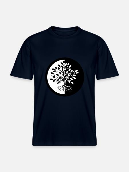 TREE OF LIFE - RELAXED FIT Unisex Organic T-Shirt - french navy
