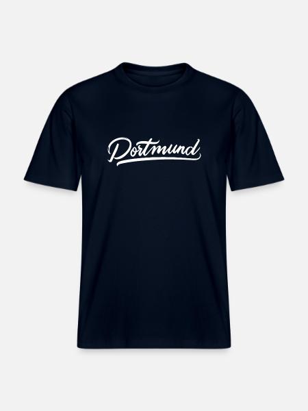 Dortmund - T-shirt unisexe RELAXED FIT en coton bio - marine