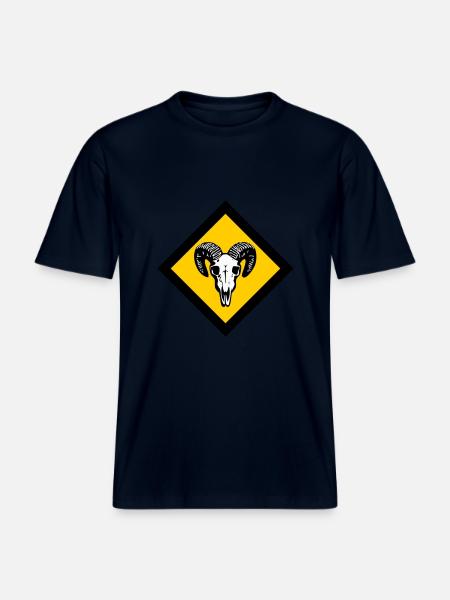 Gotland - RELAXED FIT Unisex Organic T-Shirt - Navy