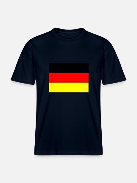 germany - RELAXED FIT Unisex Organic T-Shirt - Navy
