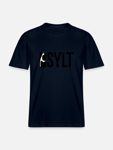 Sylt Holidays - RELAXED FIT Unisex Organic T-Shirt - french navy