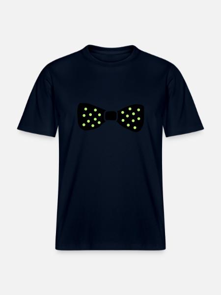 bow_tie -  RELAXED FIT Unisex Organic T-Shirt - french navy