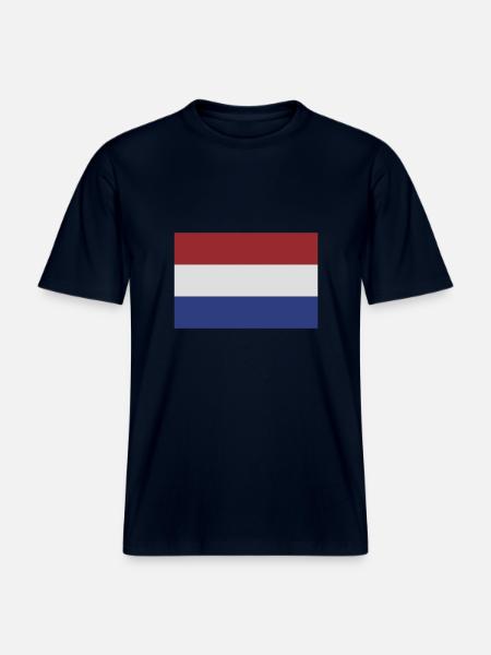 niederlande - RELAXED FIT Unisex Organic T-Shirt - french navy
