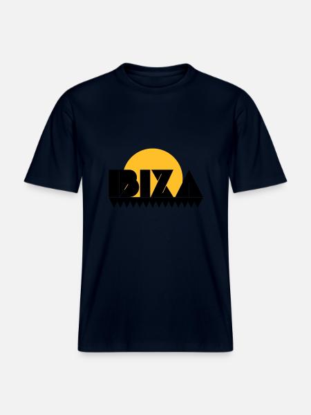 Ibiza - RELAXED FIT Unisex Organic T-Shirt - french navy