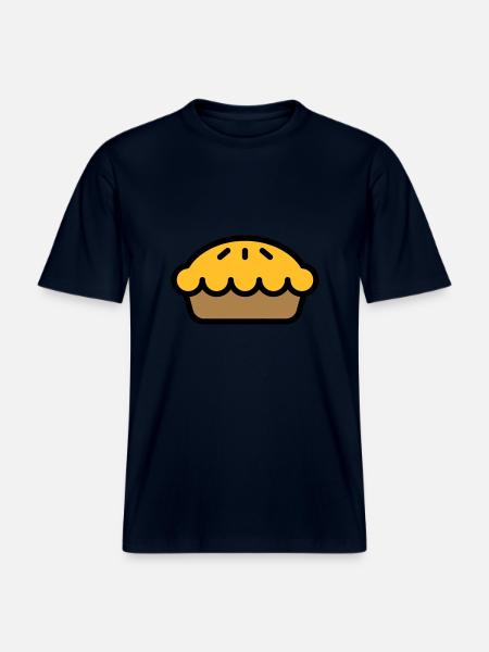 Apple Pie - RELAXED FIT Unisex Organic T-Shirt - french navy