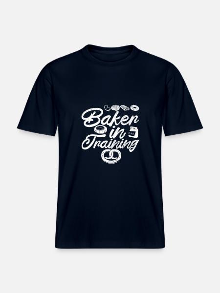Baker apprentice -  RELAXED FIT Unisex Organic T-Shirt - french navy