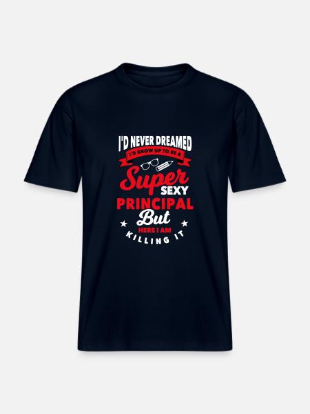 Headmaster Gift -  RELAXED FIT Unisex Organic T-Shirt - french navy