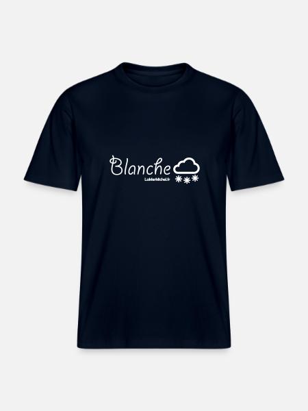 Snow White" - RELAXED FIT Unisex Organic T-Shirt - french navy