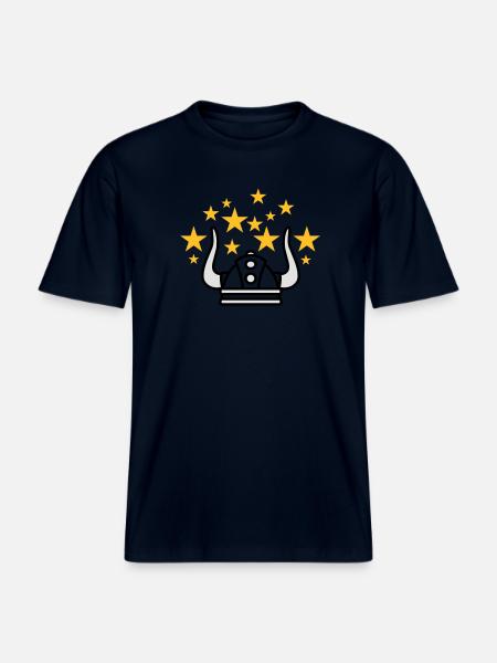 Wikinger Idee | Viking idea - RELAXED FIT Unisex Organic T-Shirt - french navy
