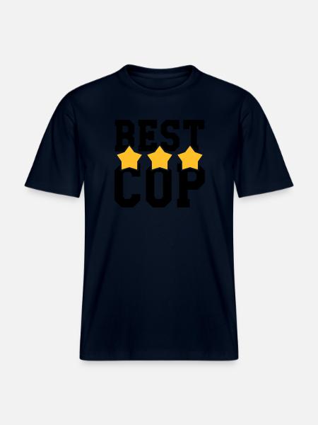 Best Cop ! - T-shirt unisexe RELAXED FIT en coton bio - marine