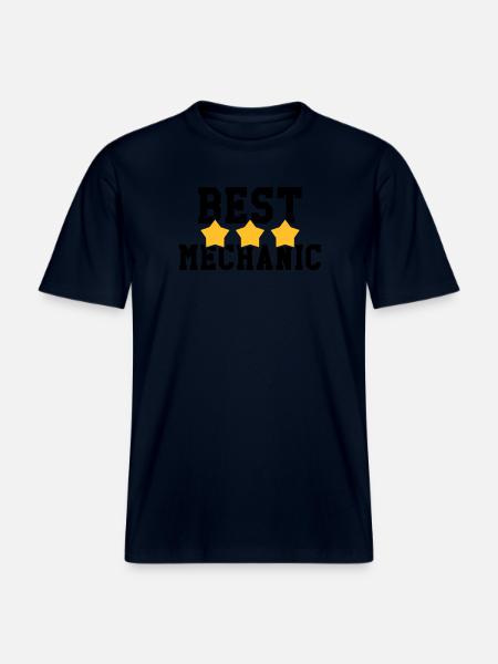 Best Mechanic - RELAXED FIT Unisex Organic T-Shirt - french navy