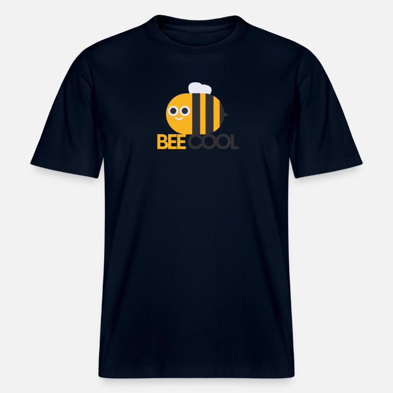 Bee Cool Chef Bee -  T-shirt unisexe RELAXED FIT en coton bio - marine