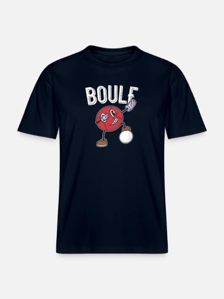 Boule Ball Pétanque Outfit per Bouler Boules -  Maglietta ecologica Unisex RELAXED FIT - blu navy