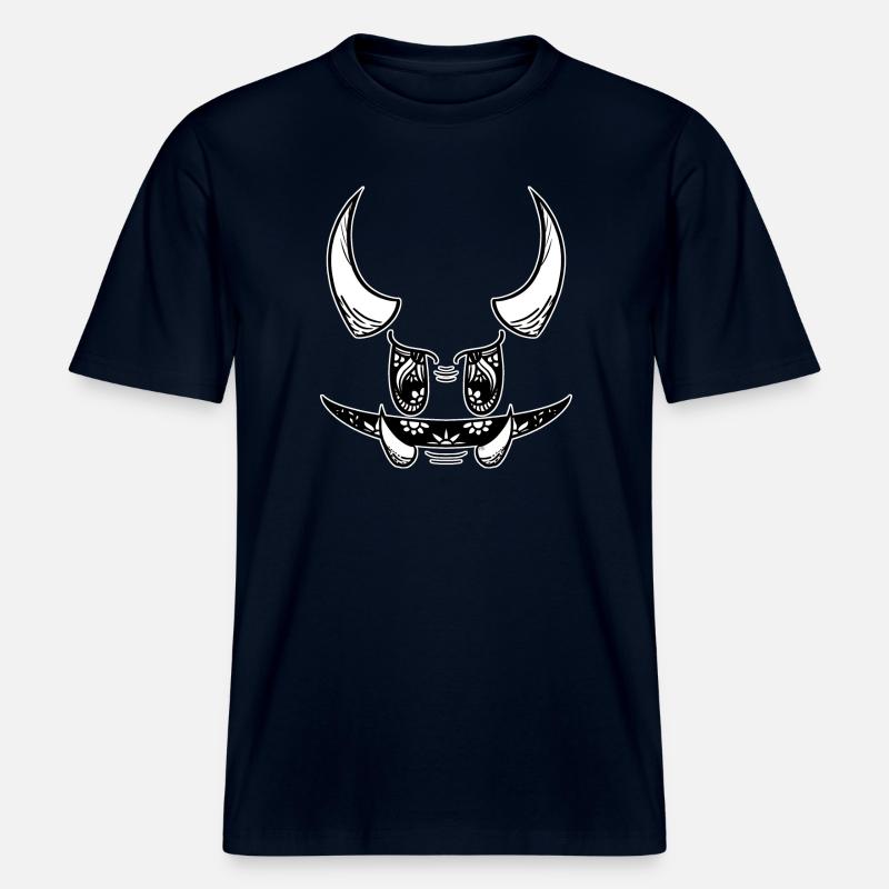 Prankster-Dämon! Von Pousse2Bamboo ! v2 -  RELAXED FIT Unisex Organic T-Shirt - Navy