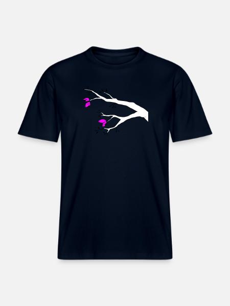 Knospen - RELAXED FIT Unisex Organic T-Shirt - Navy