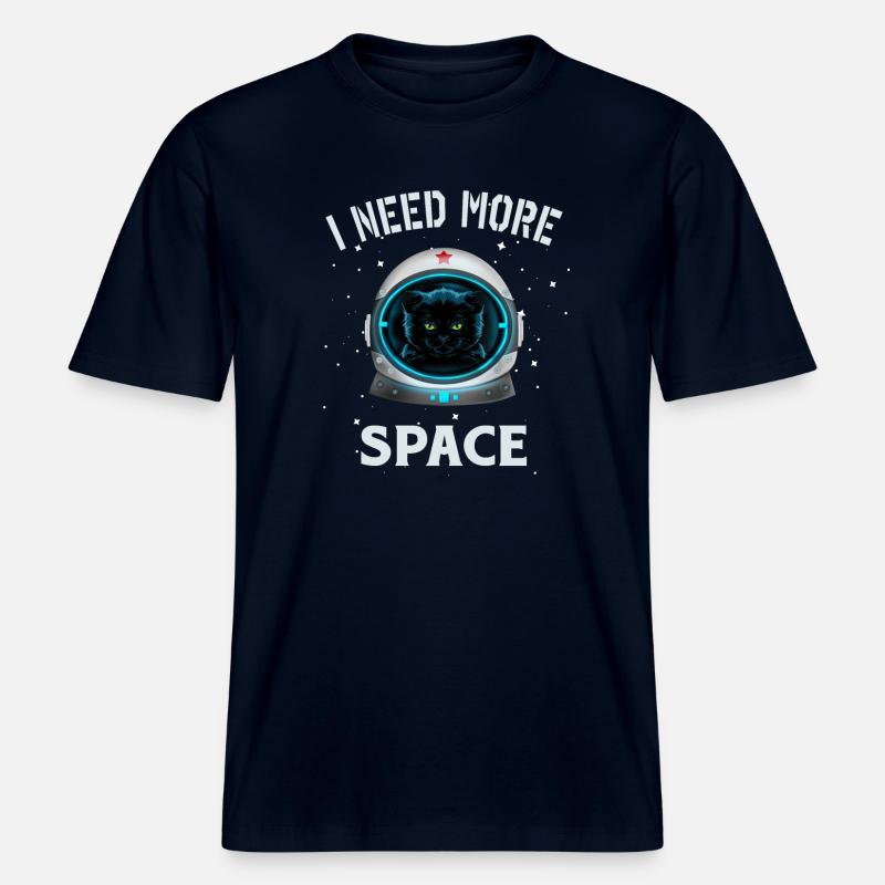 J’ai besoin de plus d’espace -  T-shirt unisexe RELAXED FIT en coton bio - marine