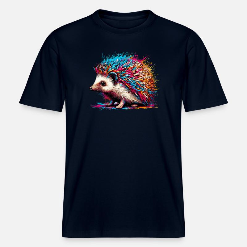 Igel - RELAXED FIT Unisex Organic T-Shirt - Navy