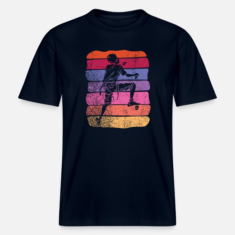 Bloc de bloc de Boulderer -  T-shirt unisexe RELAXED FIT en coton bio - marine