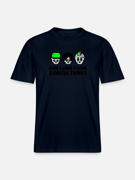 subculture - RELAXED FIT Unisex Organic T-Shirt - french navy