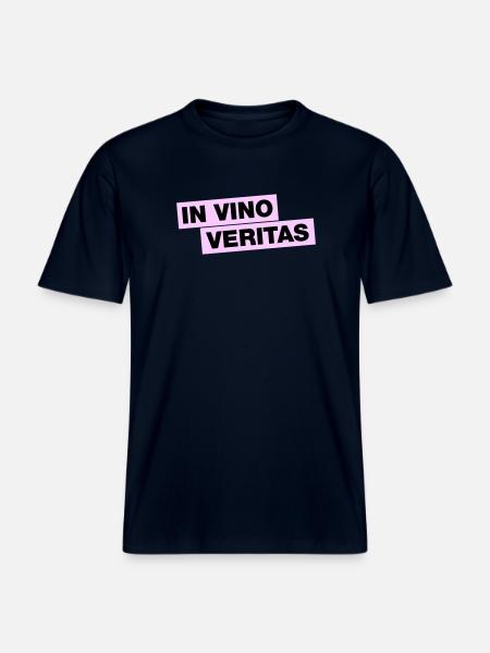 In Vino Veritas - RELAXED FIT Unisex Organic T-Shirt - Navy