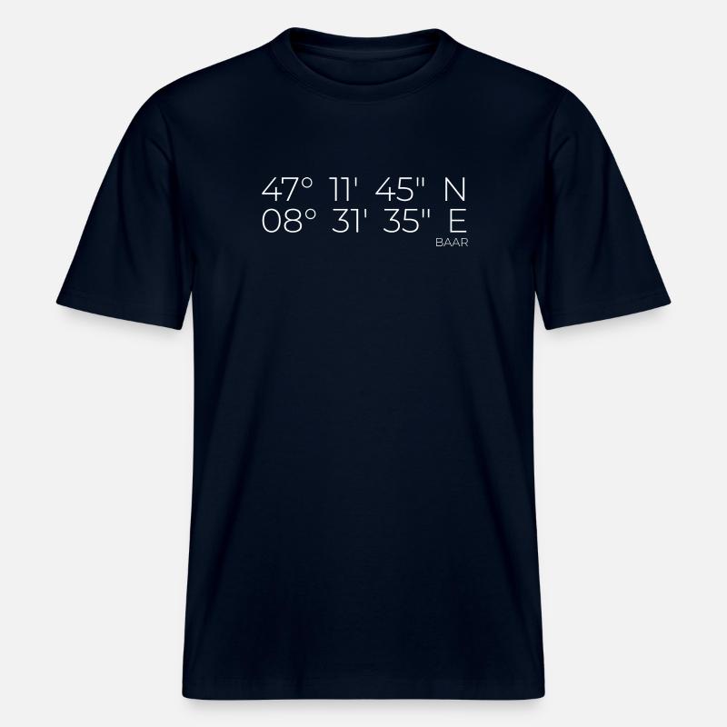 Coordinates Baar - RELAXED FIT Unisex Organic T-Shirt - french navy