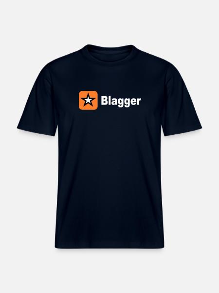 big blagger star - RELAXED FIT Unisex Organic T-Shirt - french navy