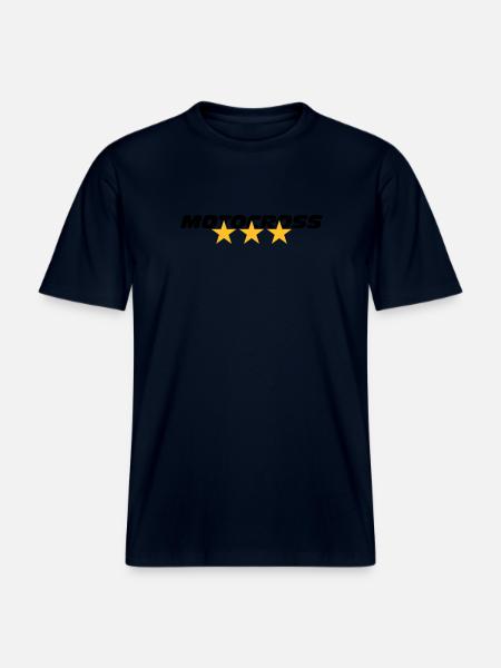 Motocross -  RELAXED FIT Unisex Organic T-Shirt - french navy