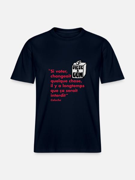 Citation - T-shirt unisexe RELAXED FIT en coton bio - marine