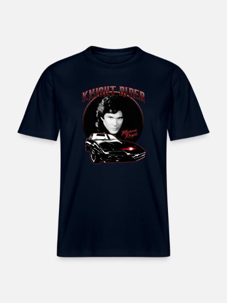 Knight Rider Michael Knight -  RELAXED FIT Unisex Organic T-Shirt - 
