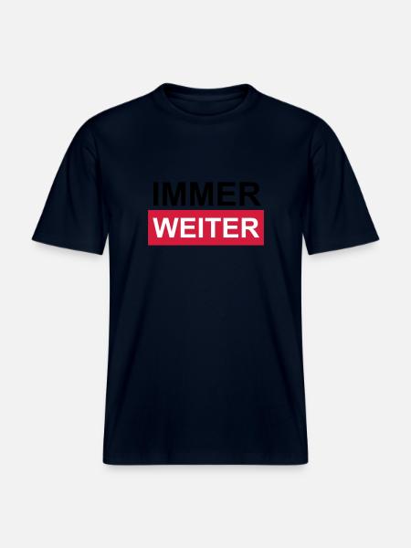 Immer weiter! - RELAXED FIT Unisex Organic T-Shirt - Navy