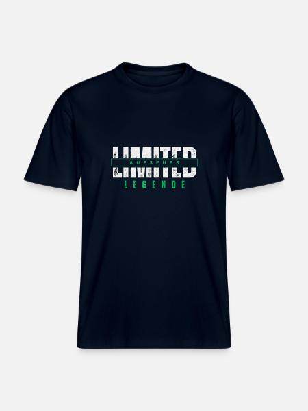 Limited Overseer Legend. - RELAXED FIT Unisex Organic T-Shirt - french navy