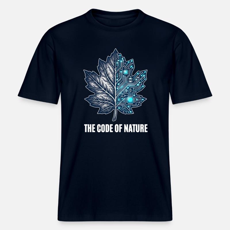Le Code de la nature -  T-shirt unisexe RELAXED FIT en coton bio - marine