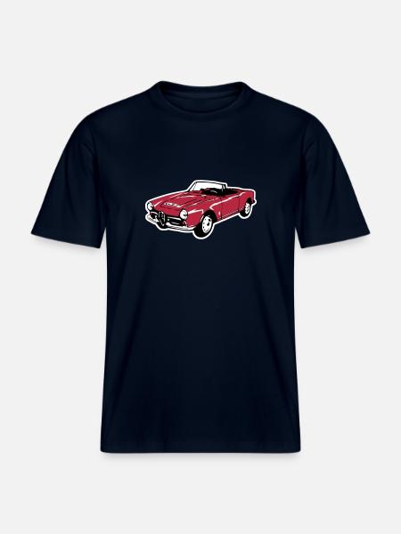 Oldtimer Cabrio (3 Col.) -  RELAXED FIT Unisex Organic T-Shirt - Navy