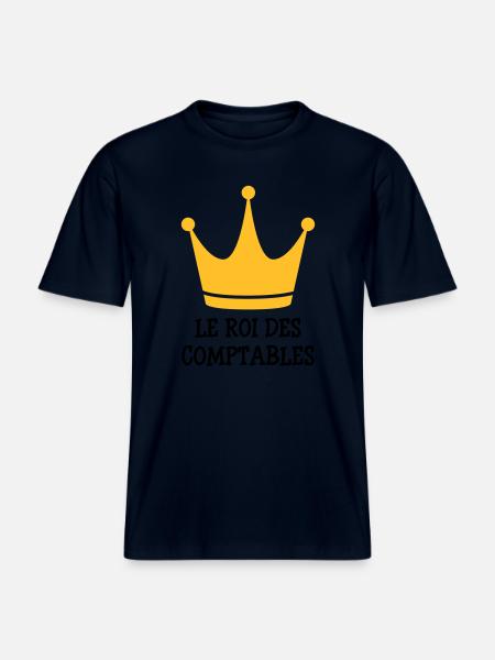 Accountant / Accounting / Comptable / Comptabilité -  RELAXED FIT Unisex Organic T-Shirt - french navy