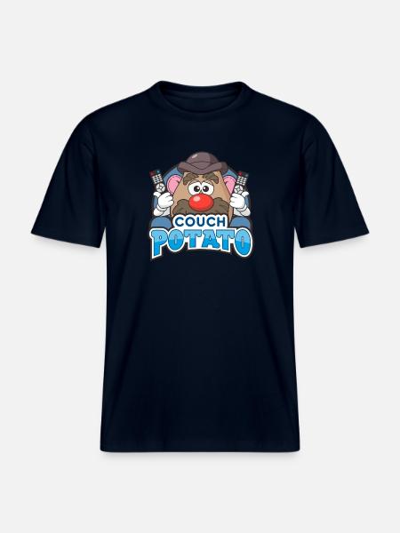 Mr. Potato Head Couch Potato -  T-shirt unisexe RELAXED FIT en coton bio - marine