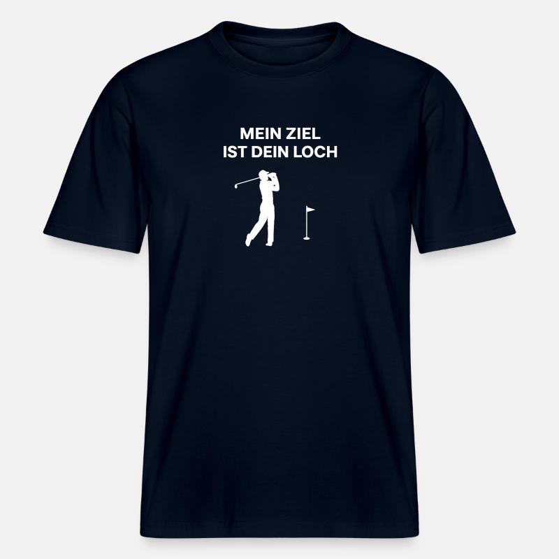 Mon objectif, c’est ton trou - T-shirt unisexe RELAXED FIT en coton bio - marine