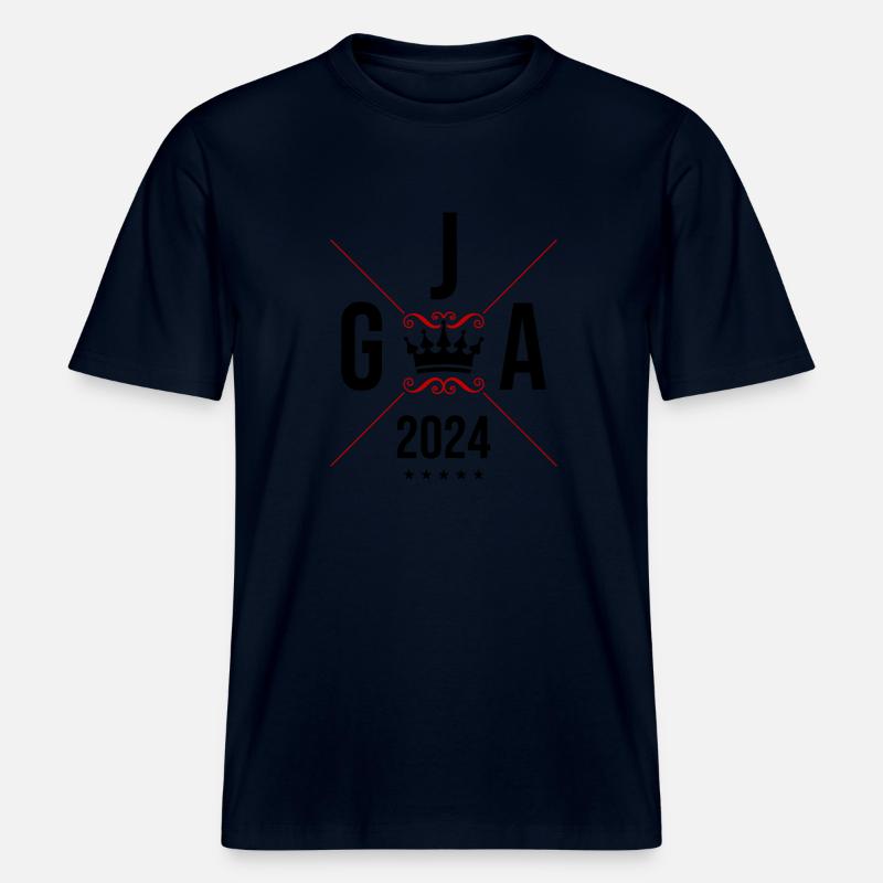 Jga 2024 Junggesellenabschied - RELAXED FIT Unisex Organic T-Shirt - Navy