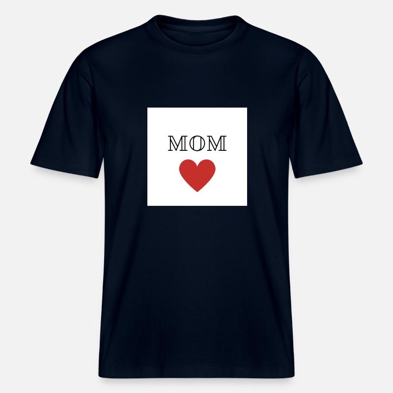 Mama -  RELAXED FIT Unisex Organic T-Shirt - Navy